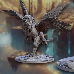 Azarel, lion ailé - Protecteur de l&#39;Aetherium - Guilde des artisans