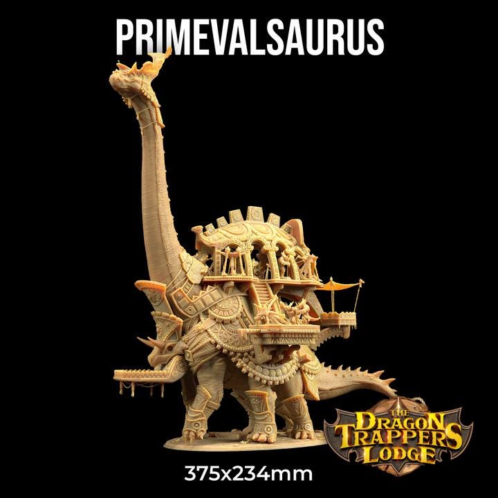 Primevilsaurus - Dragon Trapper's Lodge - Etsy