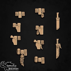 Sentinel Bits, Customisation Pack - 32mm Scale (10 Variants Available) - Battle Yak