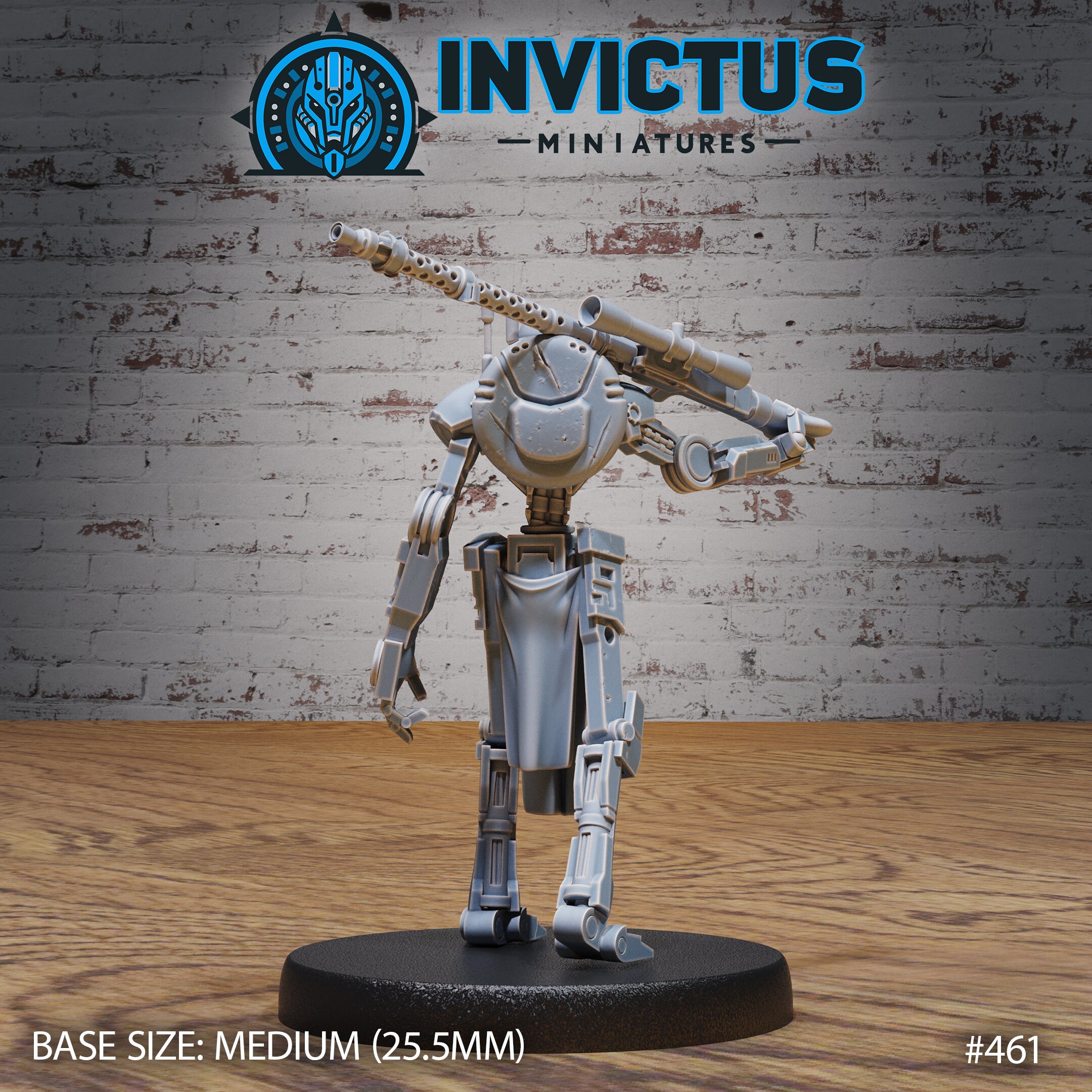 Droid Army Captain (3 Variants Available) - Invictus Miniatures - Etsy