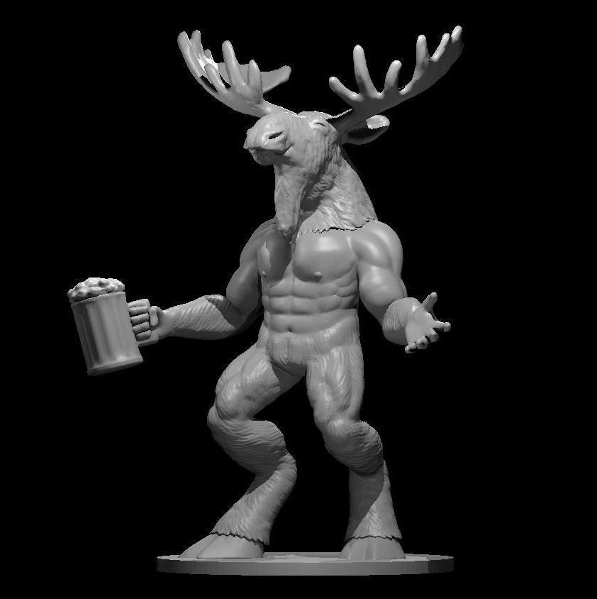 Moosataur, Moose Minotaur - MZ4250 - Etsy