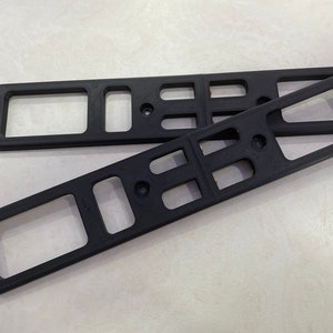 Brackets / Sidebars 3D printed YAESU FT857 radio