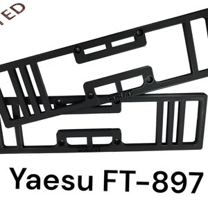 Sidebars for YAESU FT-897 3D printed