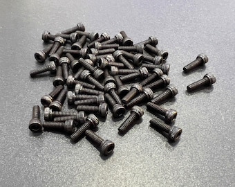 Tornillos negros M2,5x8mm (paquete de 8)