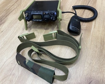 Soportes/barras laterales impresos en 3D para radios YAESU FT817 y FT818, con o sin asas.