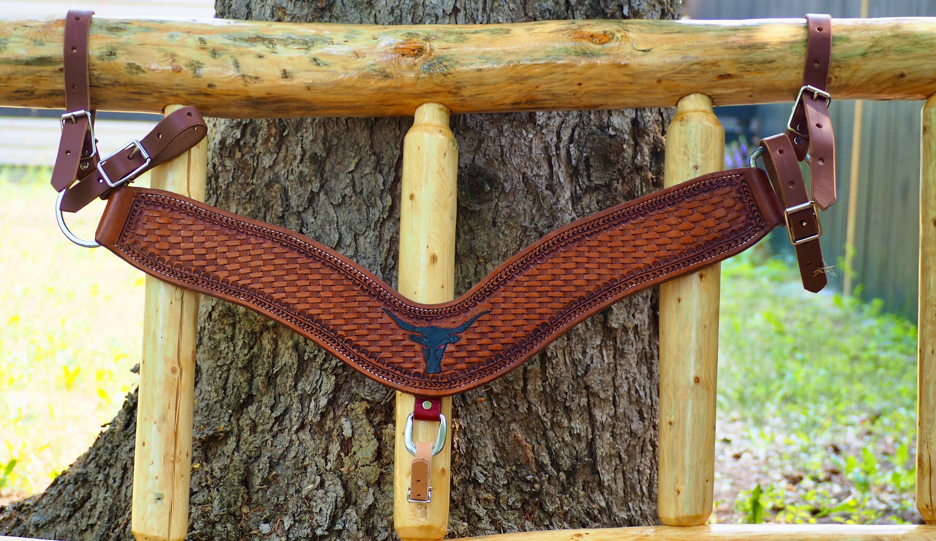 Handmade Leather Tripping Collar Etsy UK