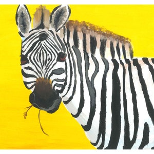 Zebra Art Print