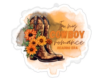 In My Cowboy Romance Reading Era Sticker - Chestnut Springs Inspired