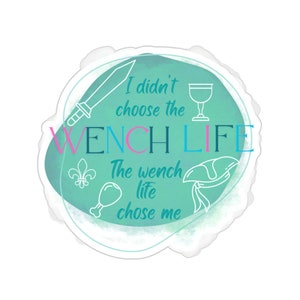 Ik heb niet voor het meidenleven gekozen. Het meidenleven koos mij - Well Met geïnspireerde Bookish Quote Sticker - Jen Deluca