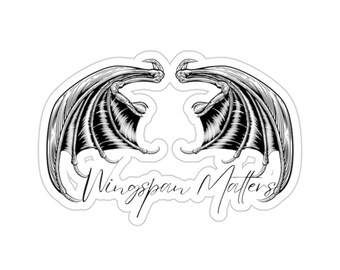 Wingspan Matters - ACOTAR, Bat Boys, Rhysand, Cassian, Azriel sticker