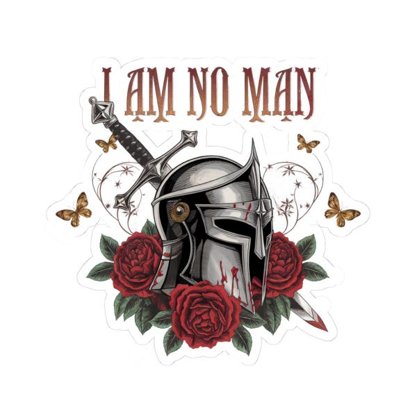 I Am No Man 2.0 Eowyn, Bookish sticker