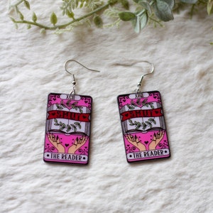 Bookish Tarot Card Earrings, The Spice, Smut Reader, The Reader, The Necklace, The Teacher, The Fated Mates, Book Tropes, Book Trope Reader