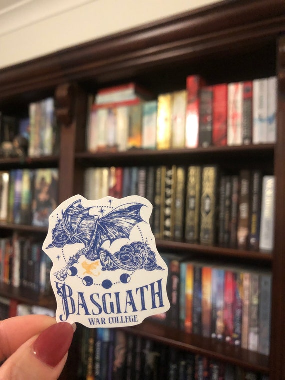 Basgaith War College, Fourth Wing inspired bookish sticker