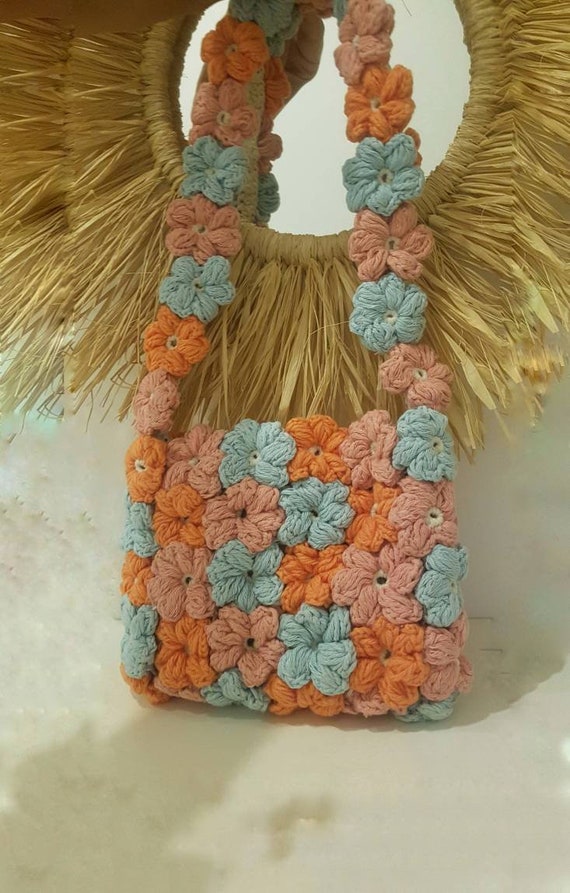 Crochet flower bag Clearance