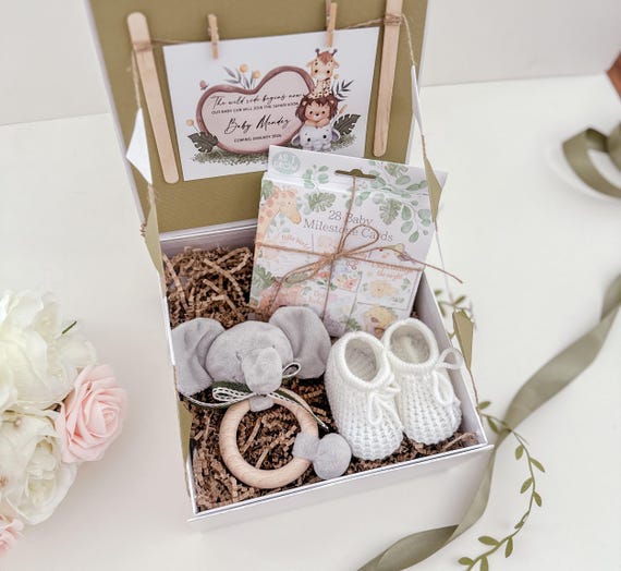 Safari Pregnancy Announcement Gift Box Husband Pregnancy Reveal
