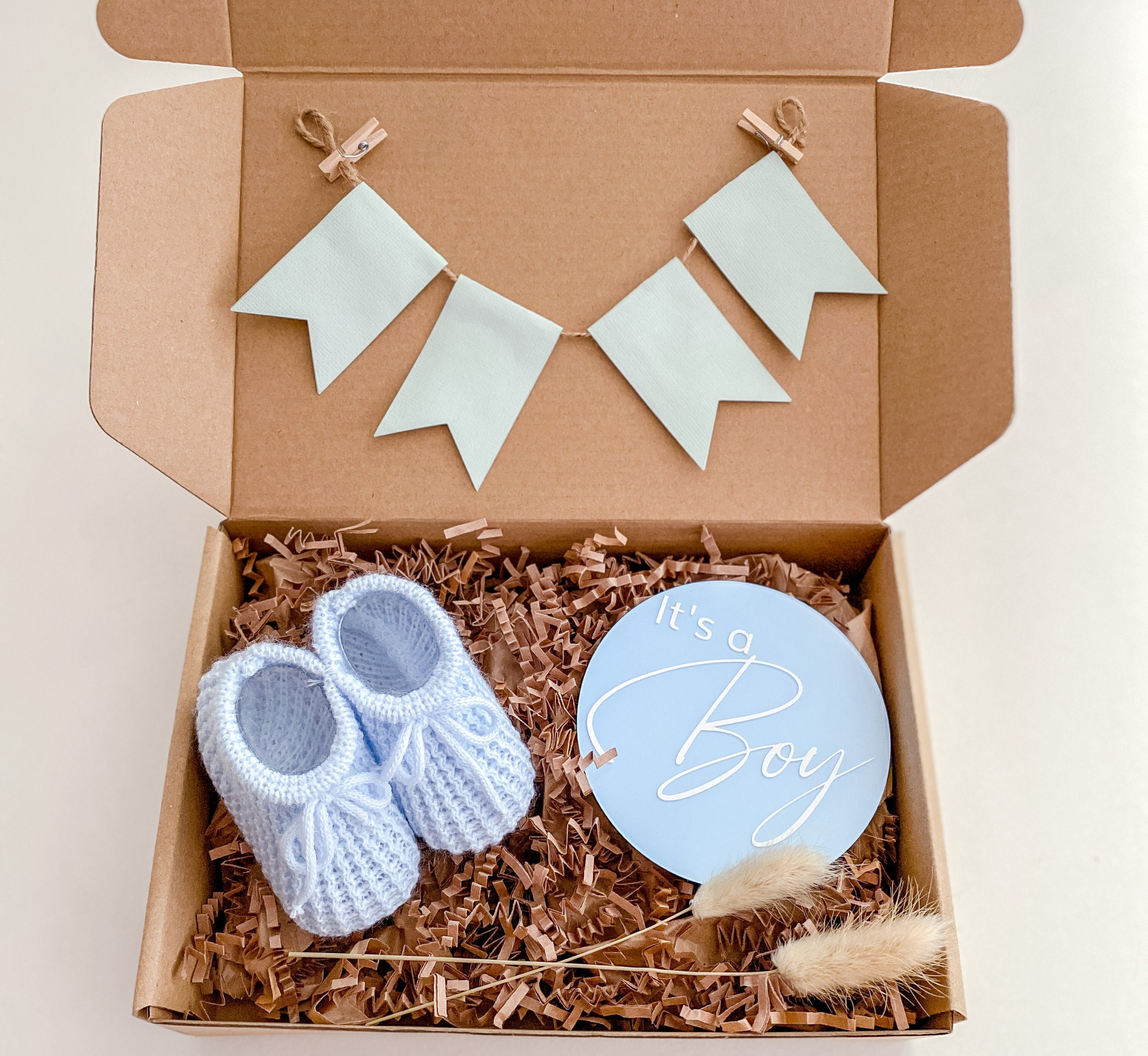 Gender Reveal Gift Box Gender Reveal for Baby Boy Baby Boy Etsy