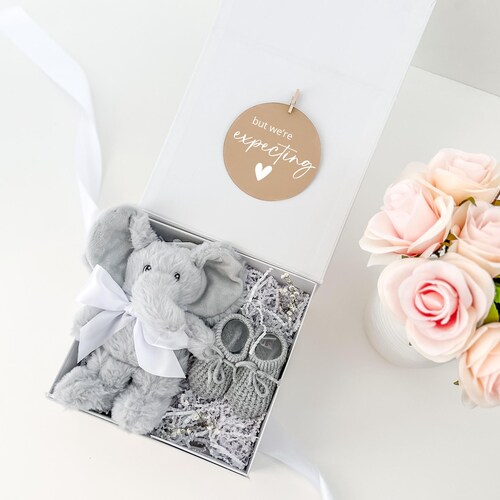 Coffret cadeau d'annonce de grossesse, annonce de grossesse pour mari, coffret annonce de grossesse pour famille, coffret annonce de bébé, coffret cadeau pour grossesse