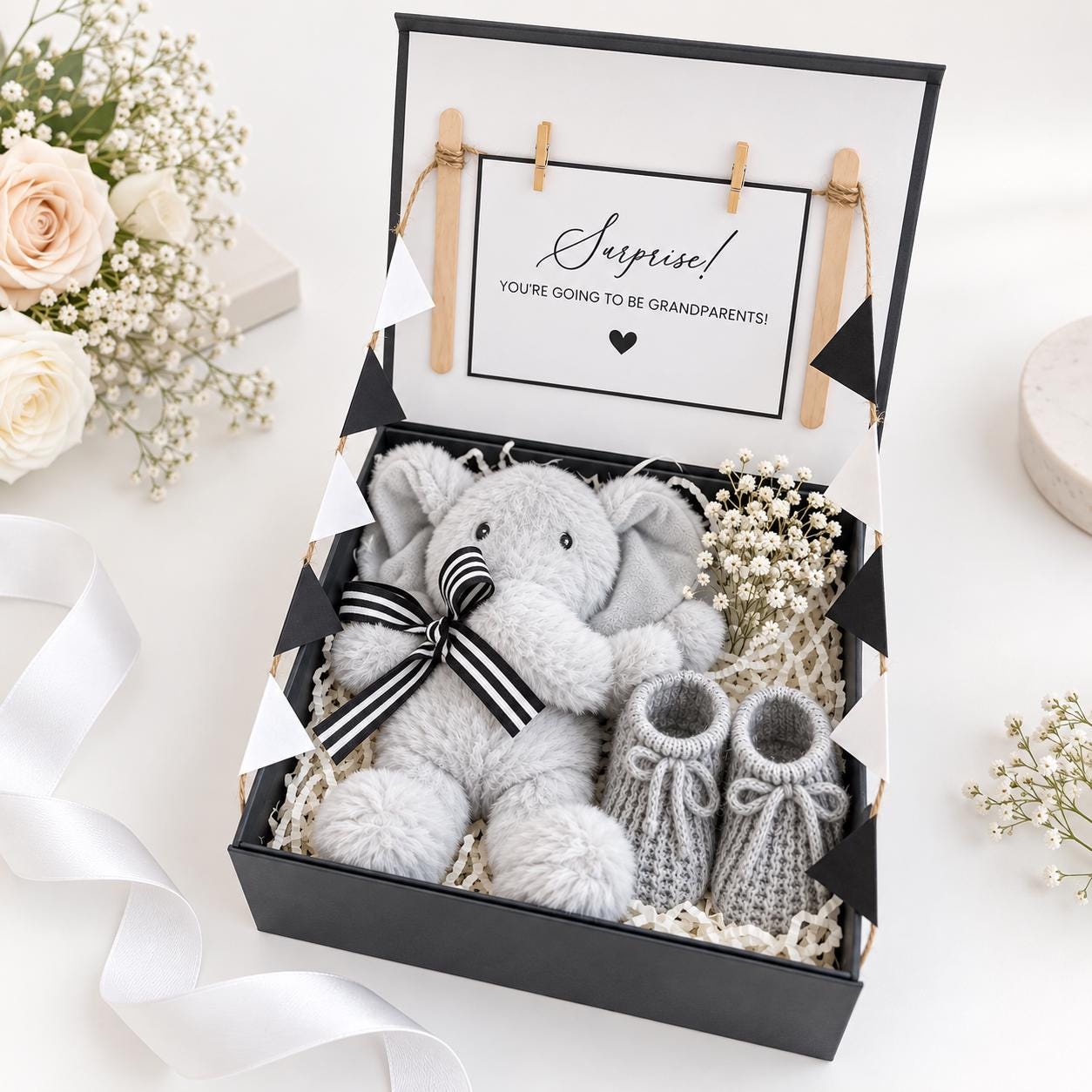 Pregnancy Announcement Gift Box Husband Pregnancy Reveal Pregnancy Announcement Box for family Baby Reveal Box Gift Box for Pregnancy