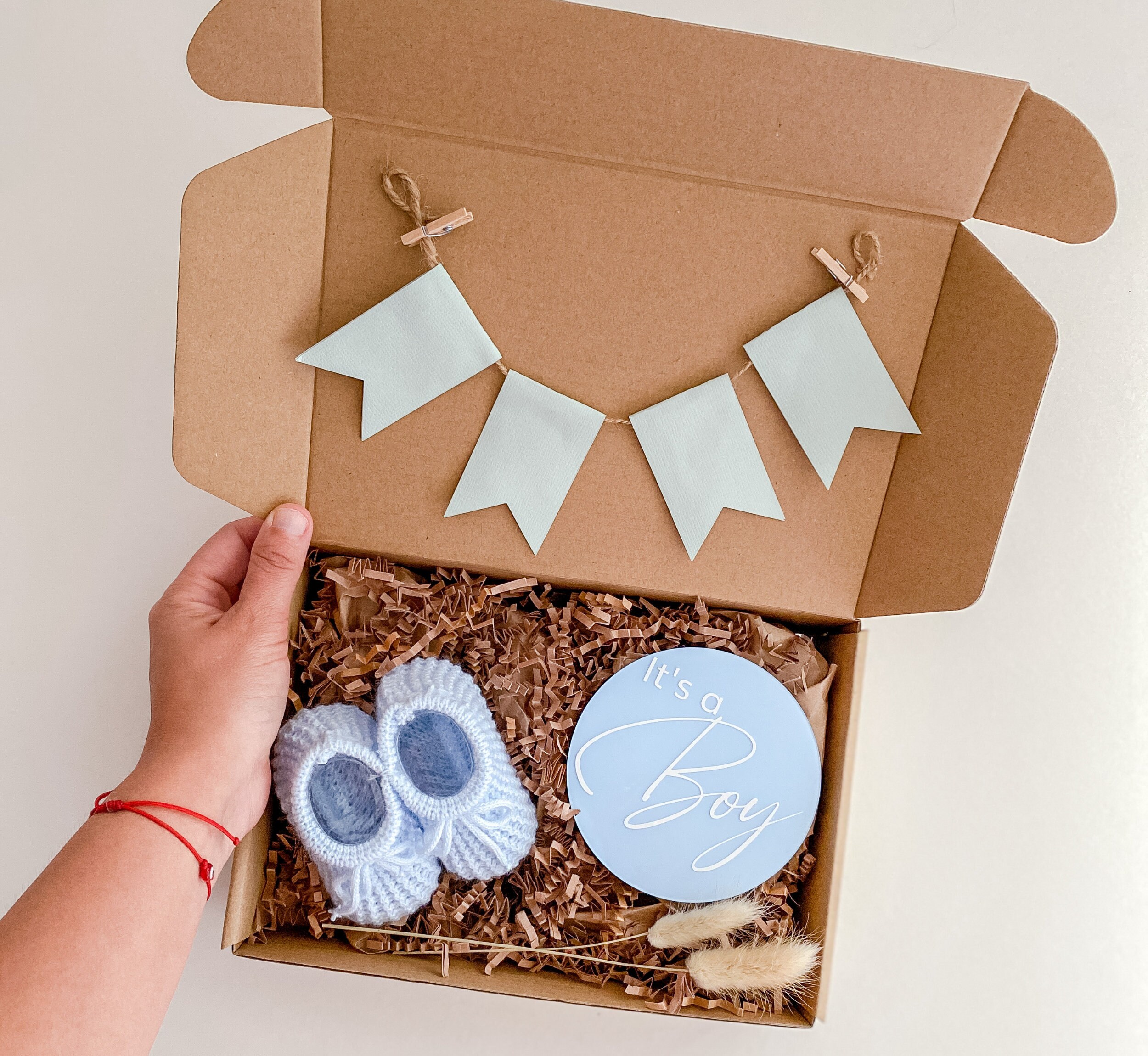 Gender Reveal Gift Box Gender Reveal for Baby Boy Baby Boy Etsy