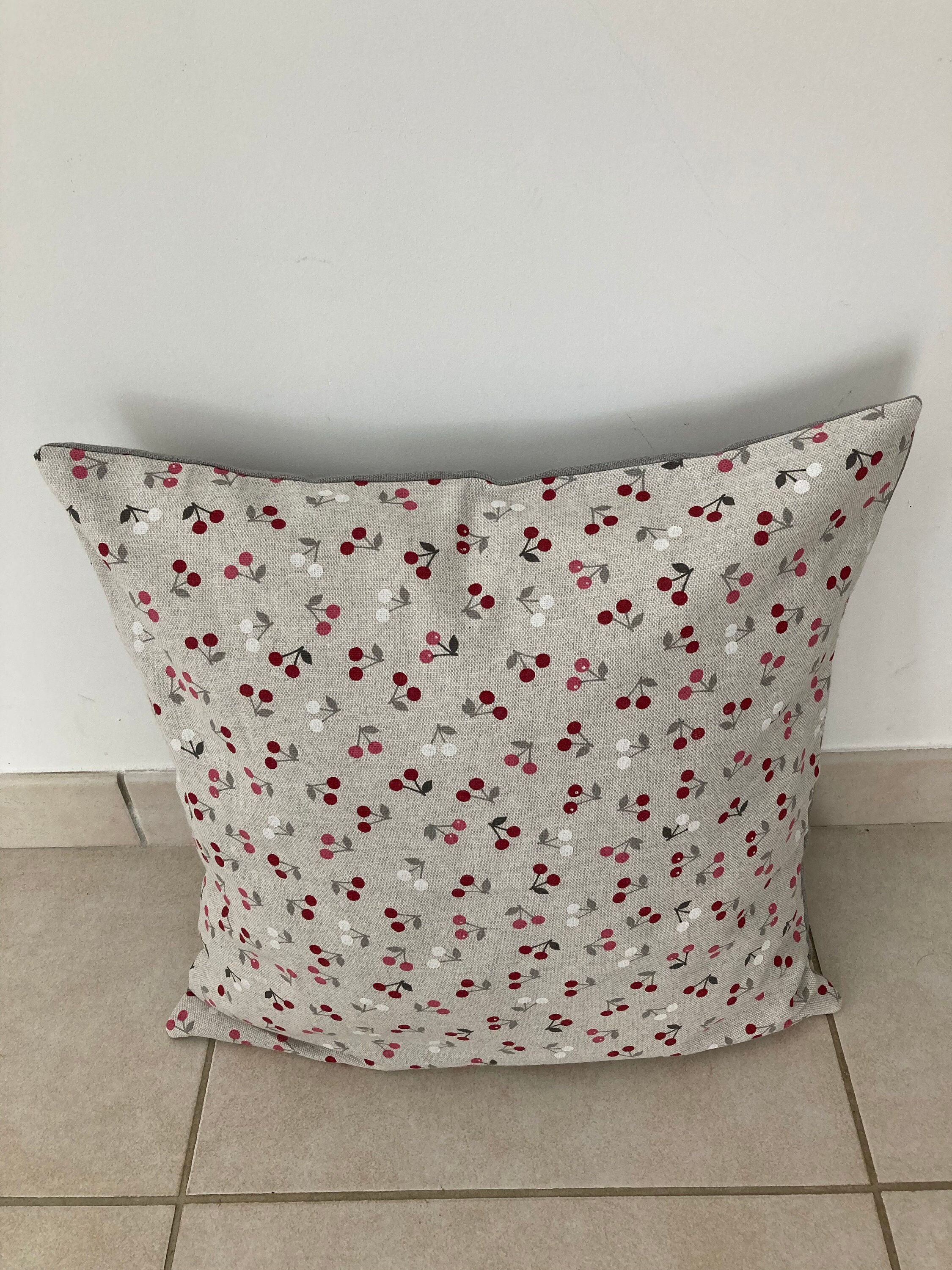 Coussin Cerise