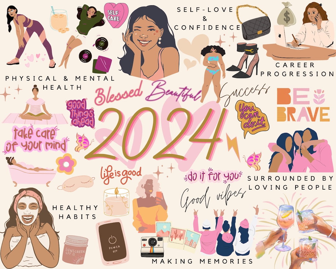 2024 Self Love Vision Board - Etsy