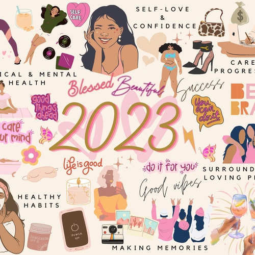 2023 Self Love Vision Board - Etsy