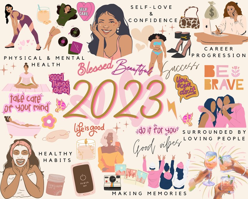 2023 Self Love Vision Board Etsy