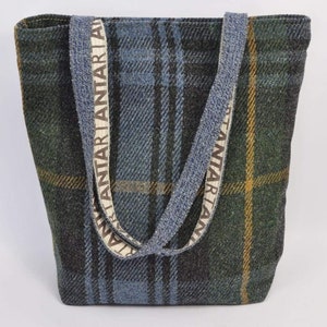 Tartan carpet best sale bag