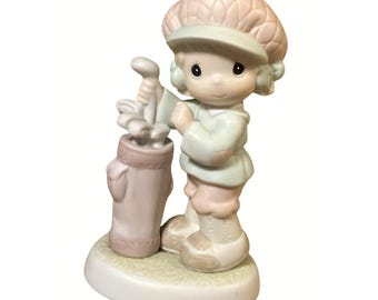 Precious Moments You Suit Me To A Tee Figurine 1993 Enesco Golf Theme