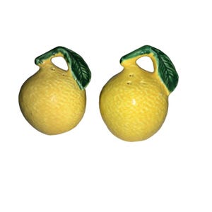 Lemon Salt & Pepper Shaker Set-  Japan Vintage