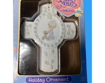 Precious Moments Jesus Loves Me Cross Ornament