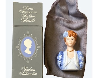 Avon Porcelain American Fashion Silhouette thimble