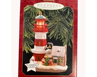 Hallmark 1997 Keepsake Ornament Lighthouse Greetings Magic Collectors Series