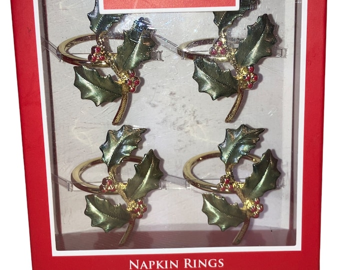Lenox christmas napkin rings