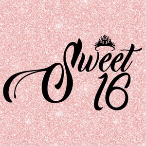 Sweet 16, Birthday shirt svg