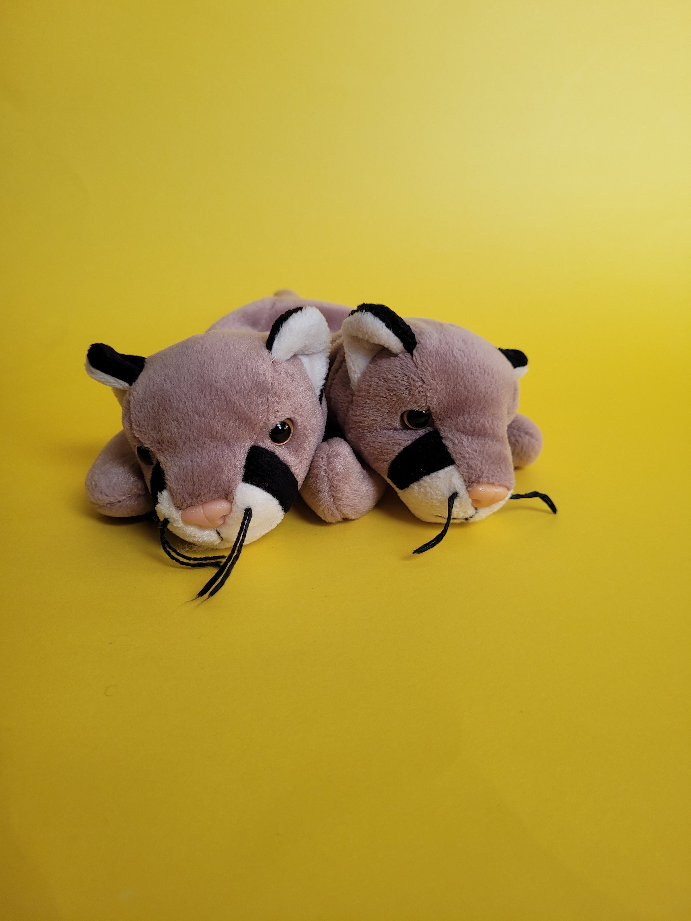 Cougar With Parasitic Twin, Cougar Plush, Mountain Lion Plush