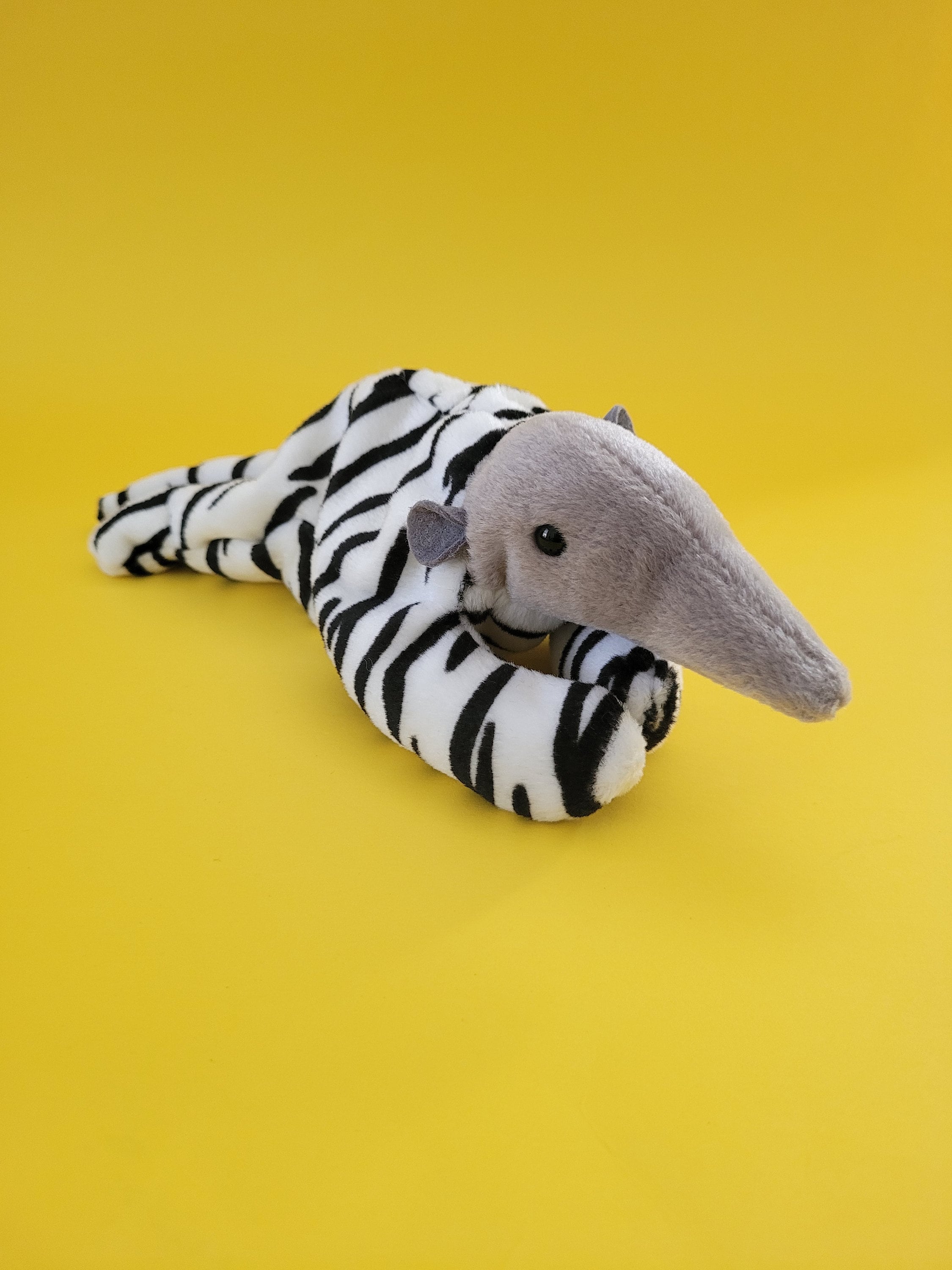 Anteater Tiger Hybrid Plush Animal Mashup Plush White Tiger Weird Creature Plushie Etsy