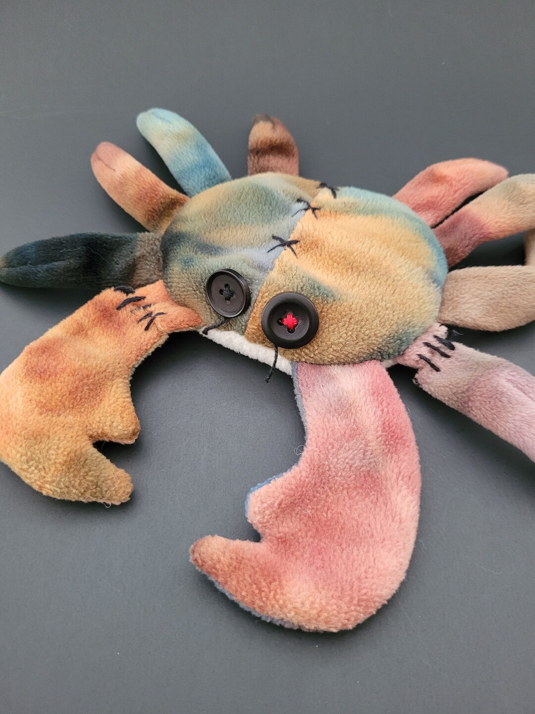 Zombie Crab Plush Crab Stuffed Animal Halloween Plush Etsy