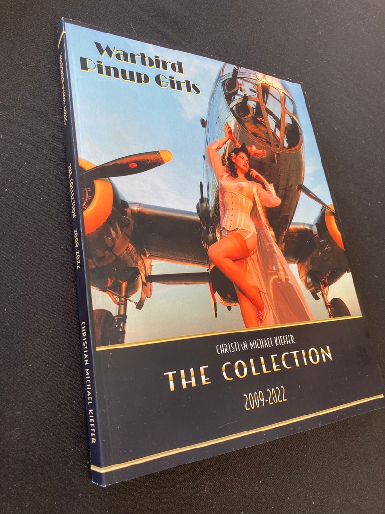 Warbird Pinup Girls Collectors Book wwii aviation pictorial 8.5x11 inch paperback book Nose art history coffee table photo book image 1