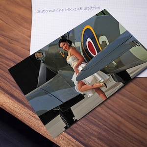 Supermarine Spitfire Photo Poster | Unframed WWII RAF Fashion Aviation Print | British Aircraft Wall Art