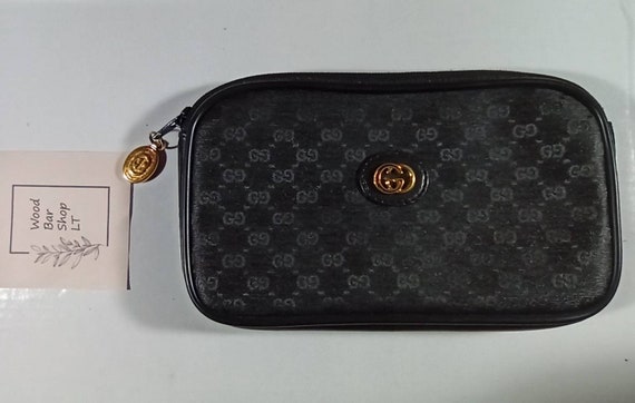 VGC Preloved Gucci Alma small signature in black (24×12×18) with