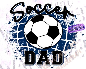 High School Soccer Dad Design | Navy Blue Soccer Design | Soccer Sublimation | Soccer Shirt Design | Soccer Sublimation | Soccer Navy Blue