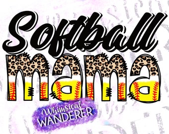 Softball Mama Sublimation | Softball Sublimation | Softball PNG | Softball Design | Softball Mom Sublimation | Softball Shirt Design