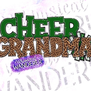 Cheer Grandma Sublimation
