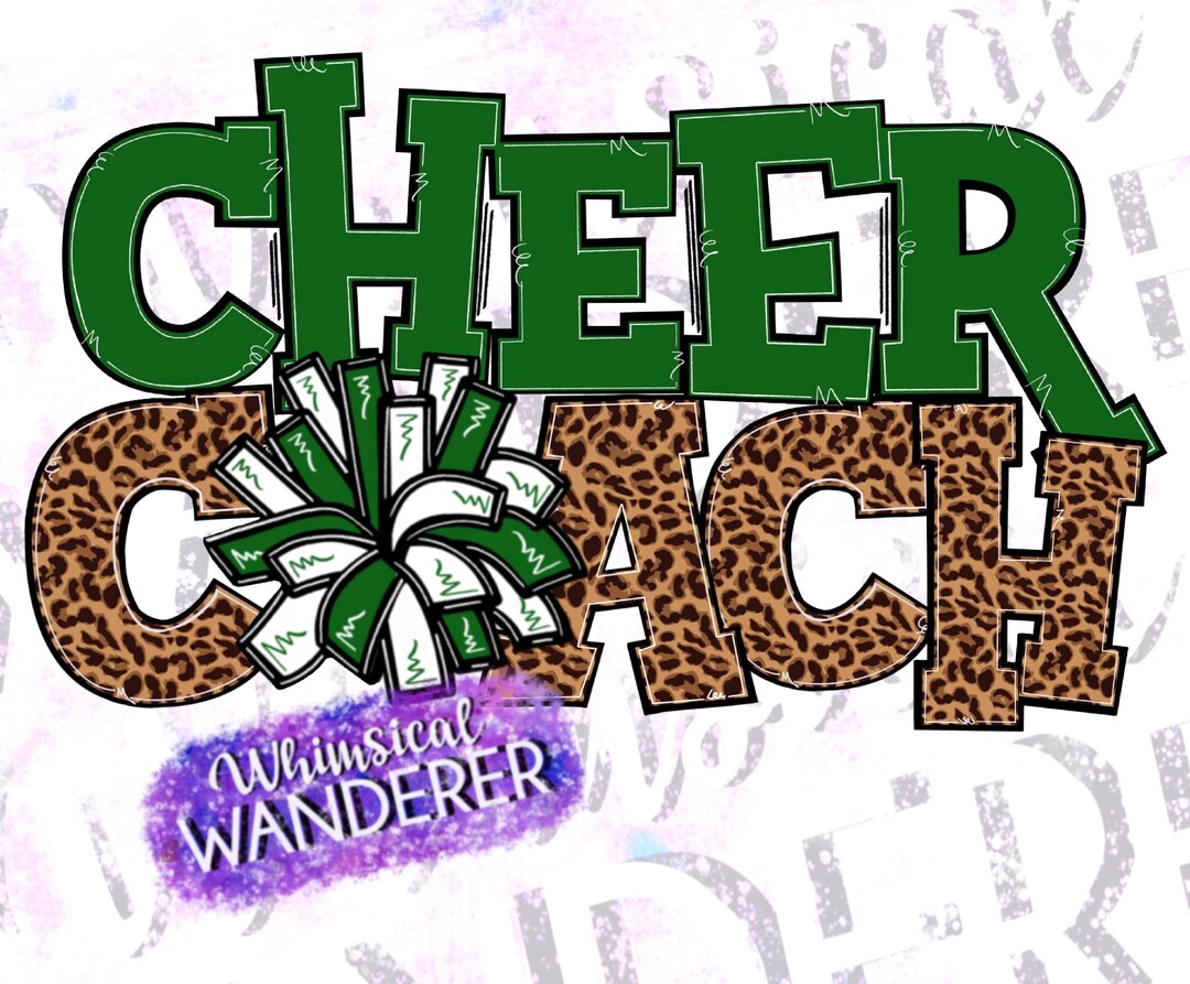 Cheer Coach Sublimation Cheer Coach PNG Cheer Design Cheer Sublimation
