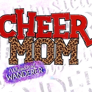 Cheer Mom Sublimation / Cheer Sublimation / Cheer Mom Design / Cheer PNG / Cheer Shirt Design / Cheer Design Descargar / Cheer Red