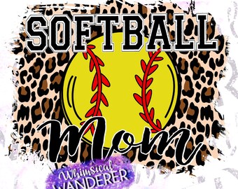 Sublimación de Softbol / Sublimación de Mamá de Softbol / Softbol PNG / Diseño de Softbol / Descarga de Diseño de Softbol / Diseño de Camisa de Softbol