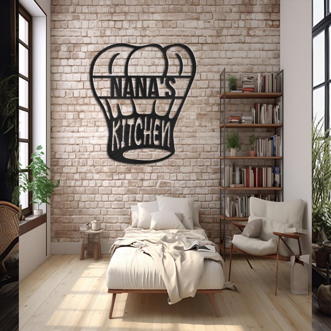 Customizable- Custom Chef Hat Metal Sign, Personalized Cooking Chef Hat ...