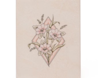 ONICE ROSA 6x8 Italian Deco
