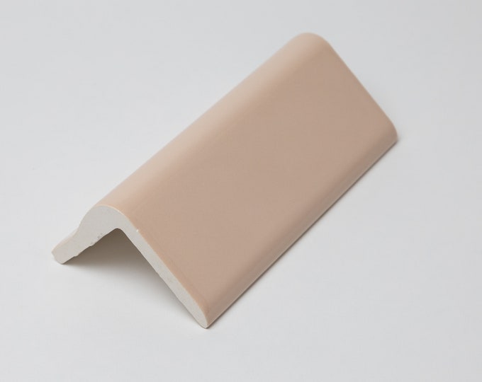 NOS Aztec Ceramic V Cap Tile Edge Trim Vantage 508 Oyster off White ...
